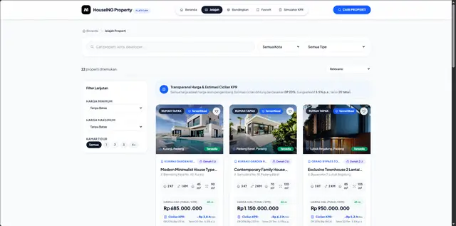 Website Penjualan Rumah